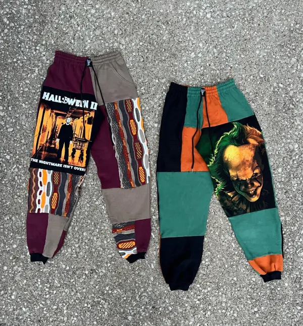 Brown sweatpants how perfect and cozy piece for your Halloween day