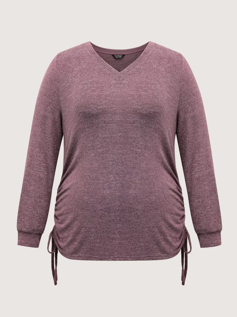 Stretchy Drawstring Side T-Shirt