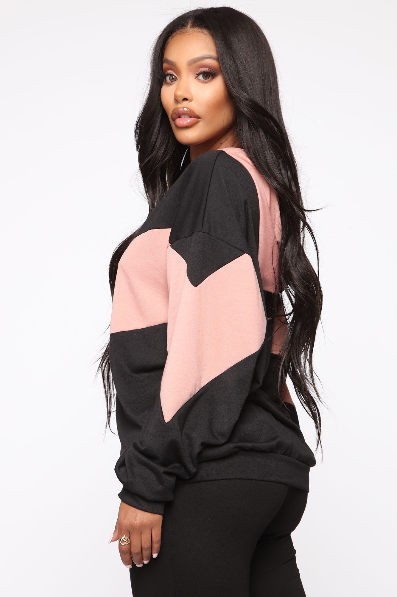 Not Mad At That Pant Set - Black/Mauve