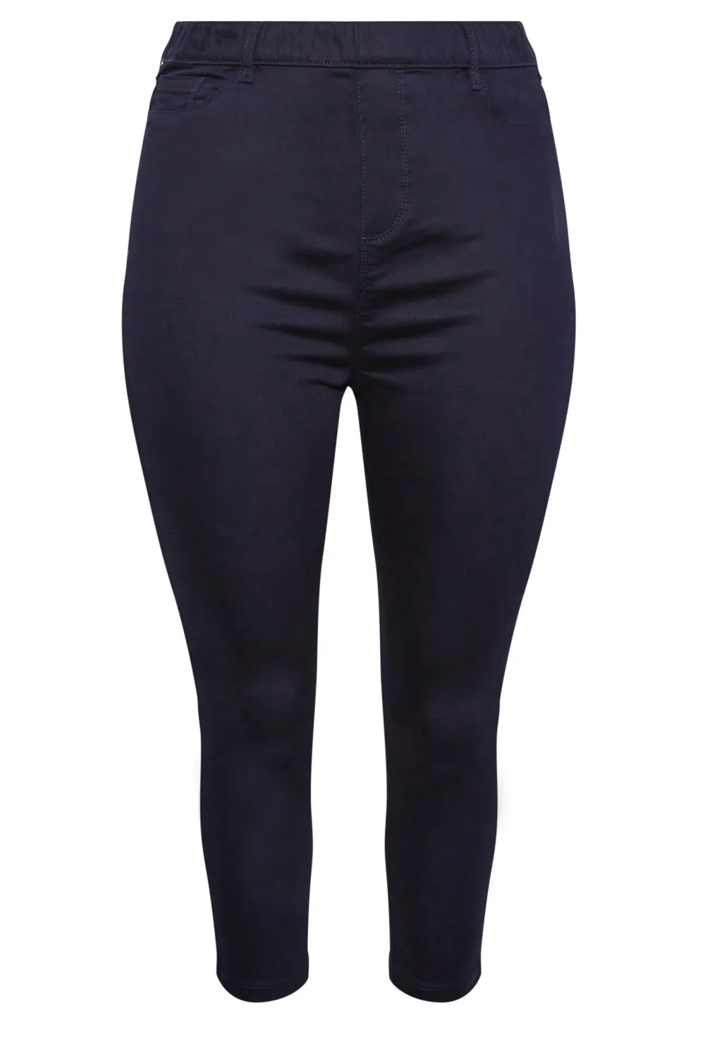 YOURS Curve Rose Pink Cropped Stretch GRACE Jeggings