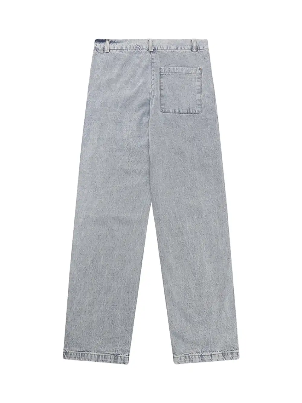 Torn Side Straps Design Sense Jeans