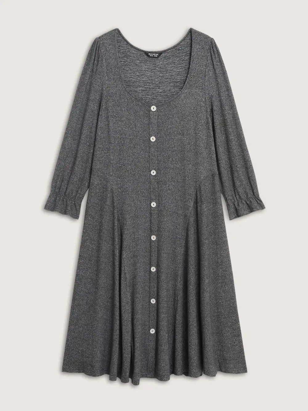 Supersoft Stretchy Waist-Defining Knit Midi Dress