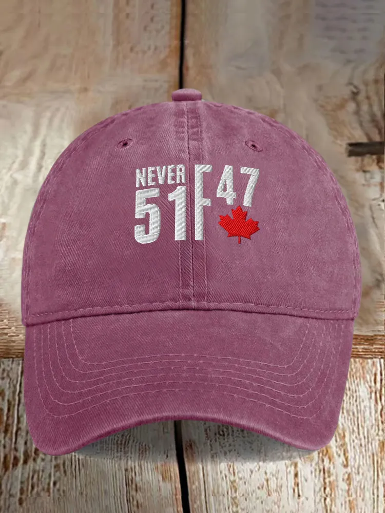 Never 51 F 57 Printed Baseball Caps