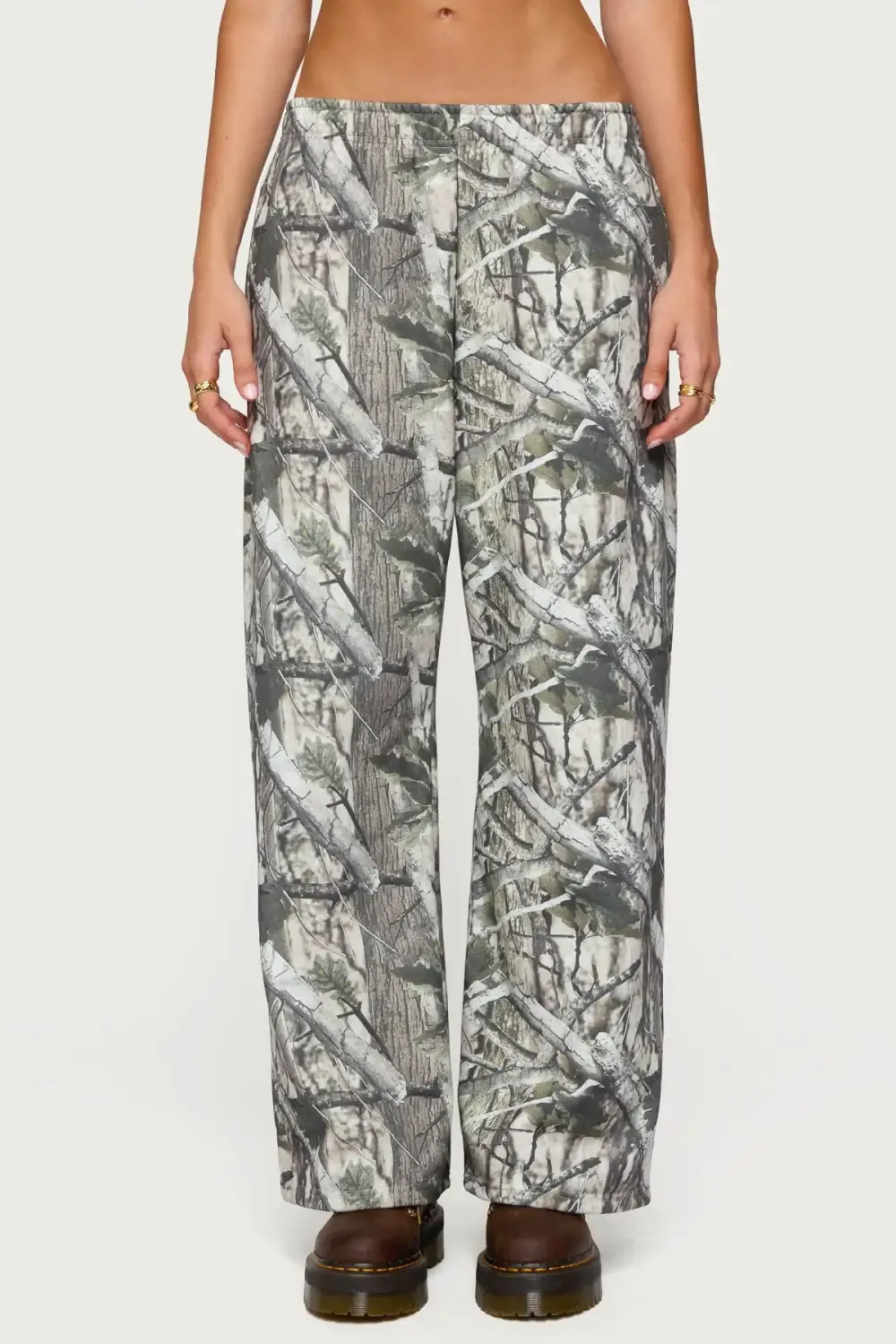Camo Straight Leg Sweatpants
