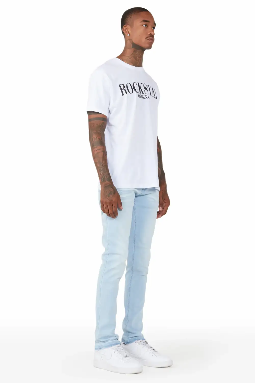 Jaecee Snow Ice Denim Jean