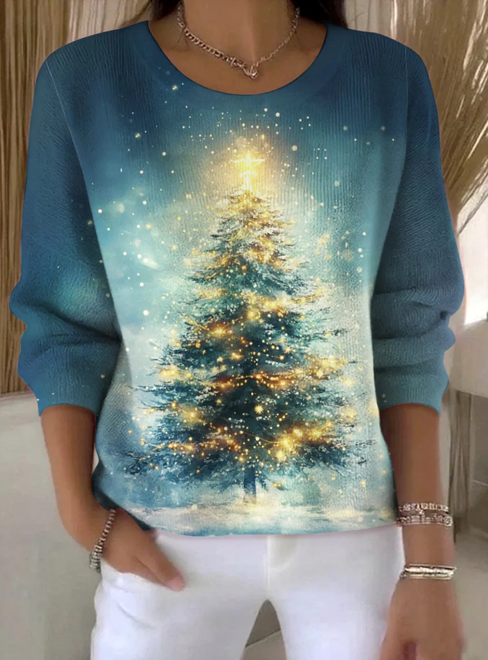 Vintage Crew Neck Regular Fit Sweater