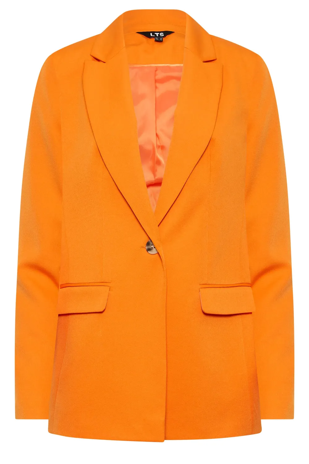 LTS Tall Orange Tailored Blazer