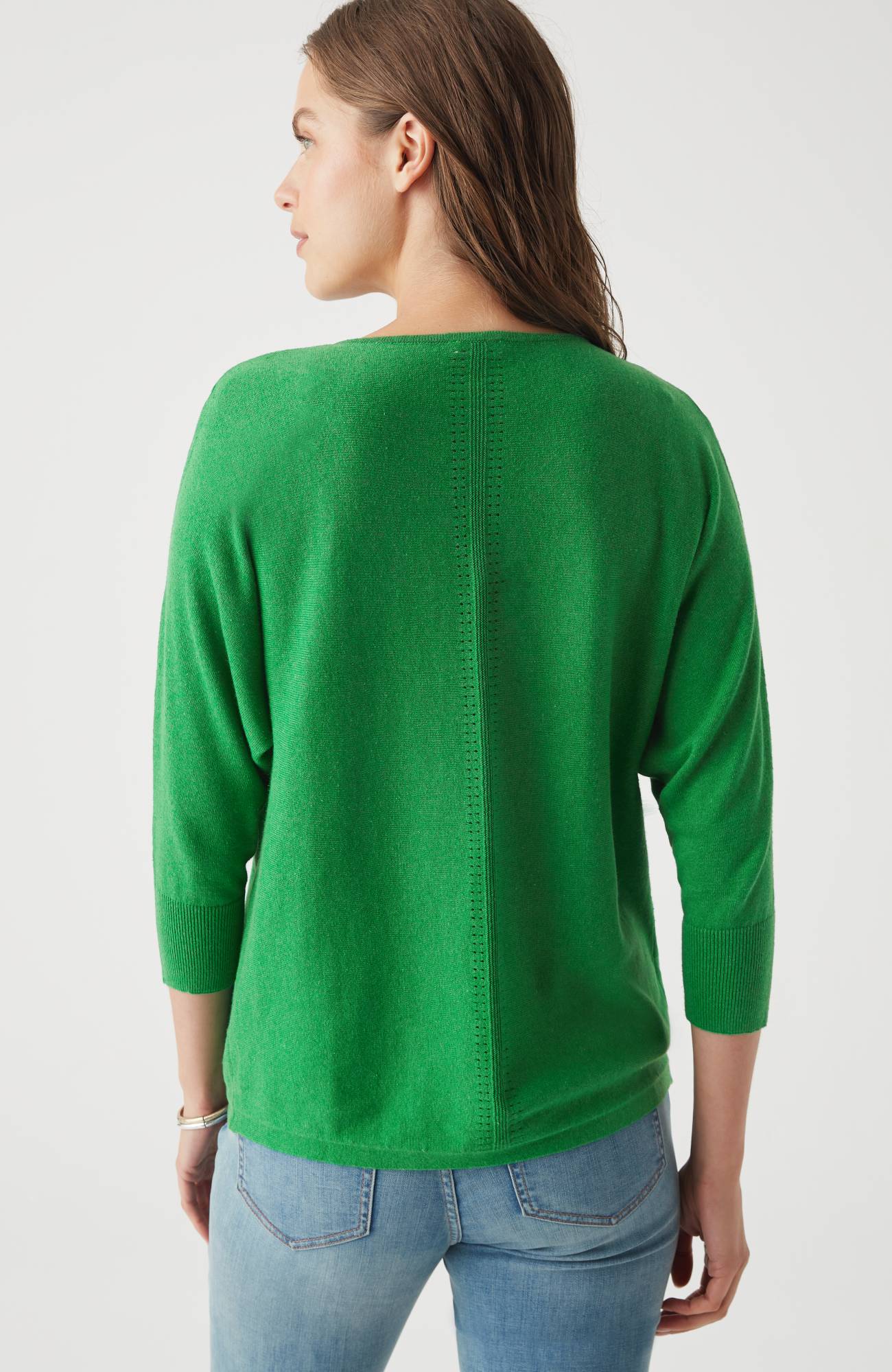 V-Neck Dolman Pullover Sweater