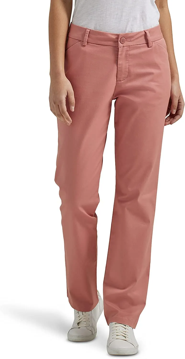 Women's Wrinkle Free Relaxed Fit Straight Leg Pant