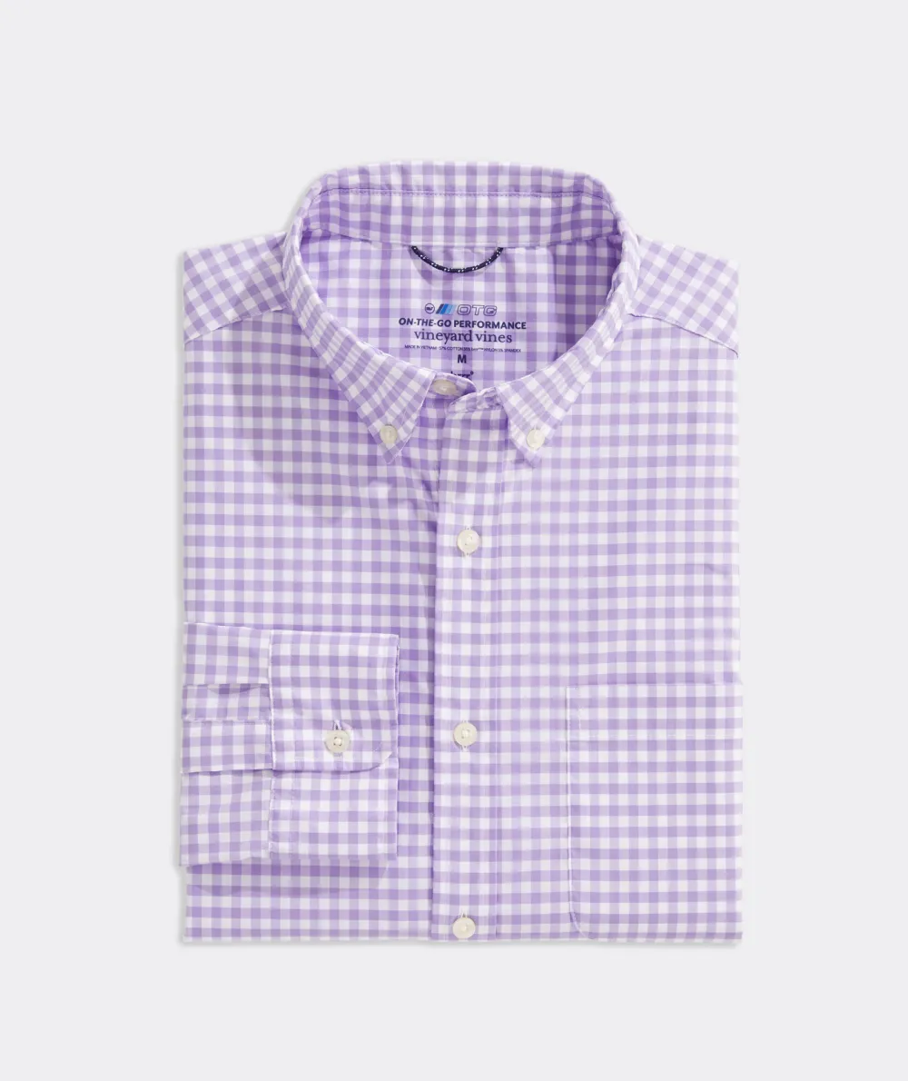 On-The-Go brrr° Gingham Shirt
