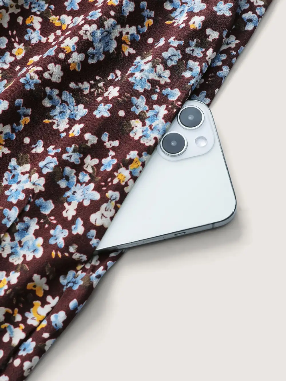 Floral Print Pockets Neckline Tie Maxi Dress