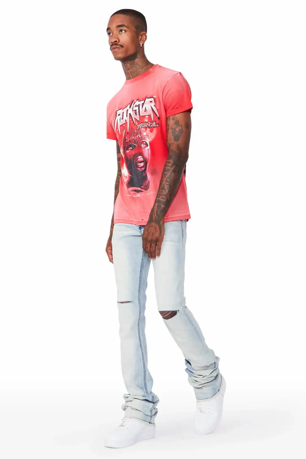 Josiah Blue Super Stacked Flare Jean