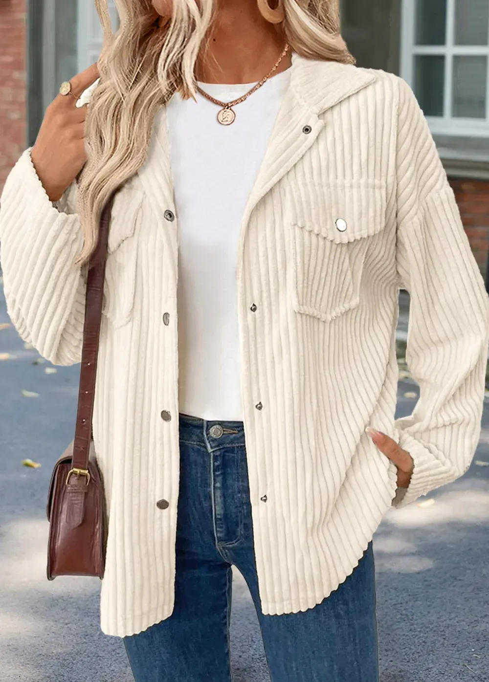 Beige Tummy Coverage Long Sleeve Shirt