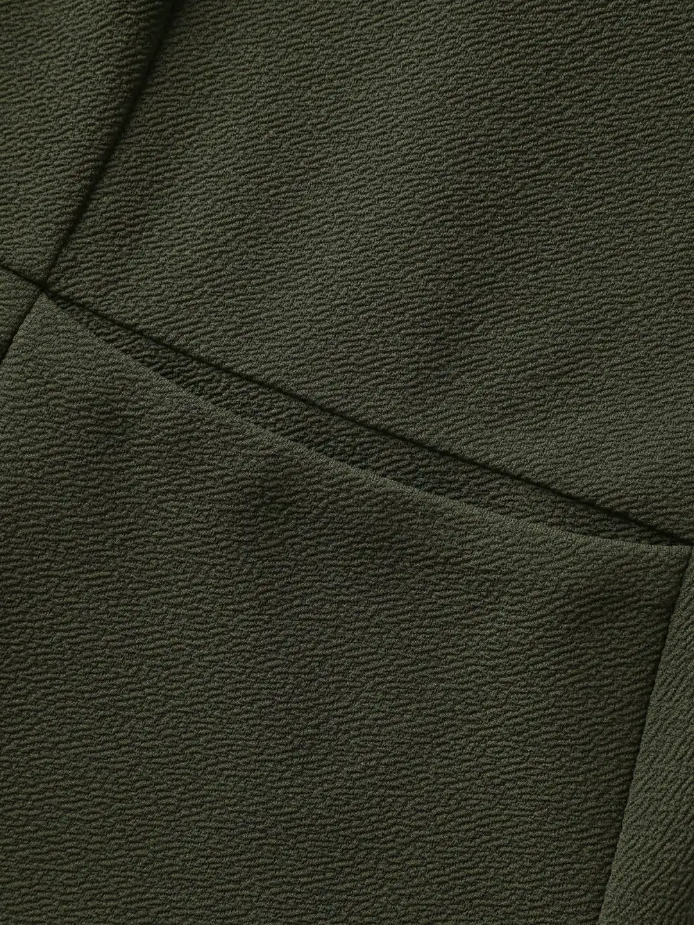 Stretchy Textured Cinched Flared Waist Blazer