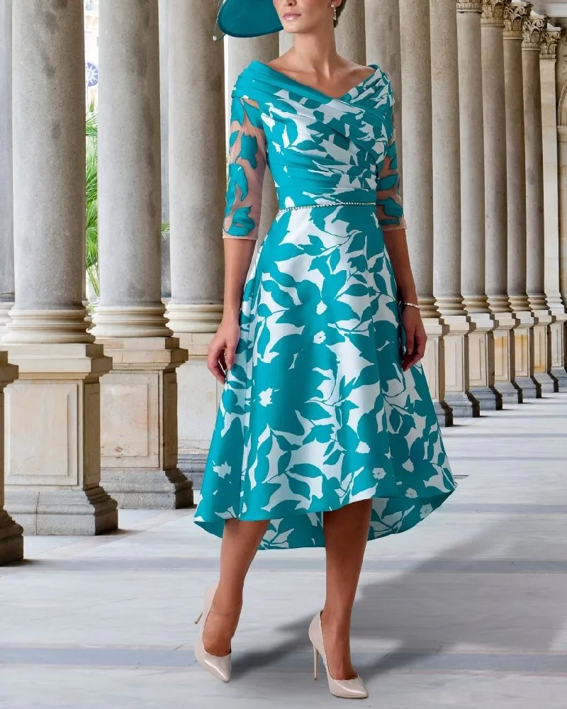 FASHION ELEGANT LACE EMBROIDERED DRESS