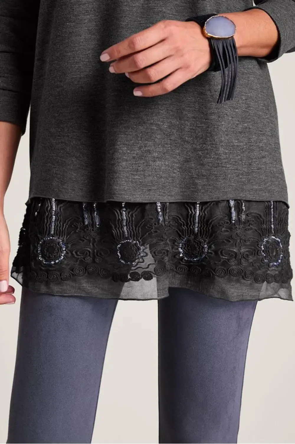 Peek Sophisticate Long Sleeve Tunic