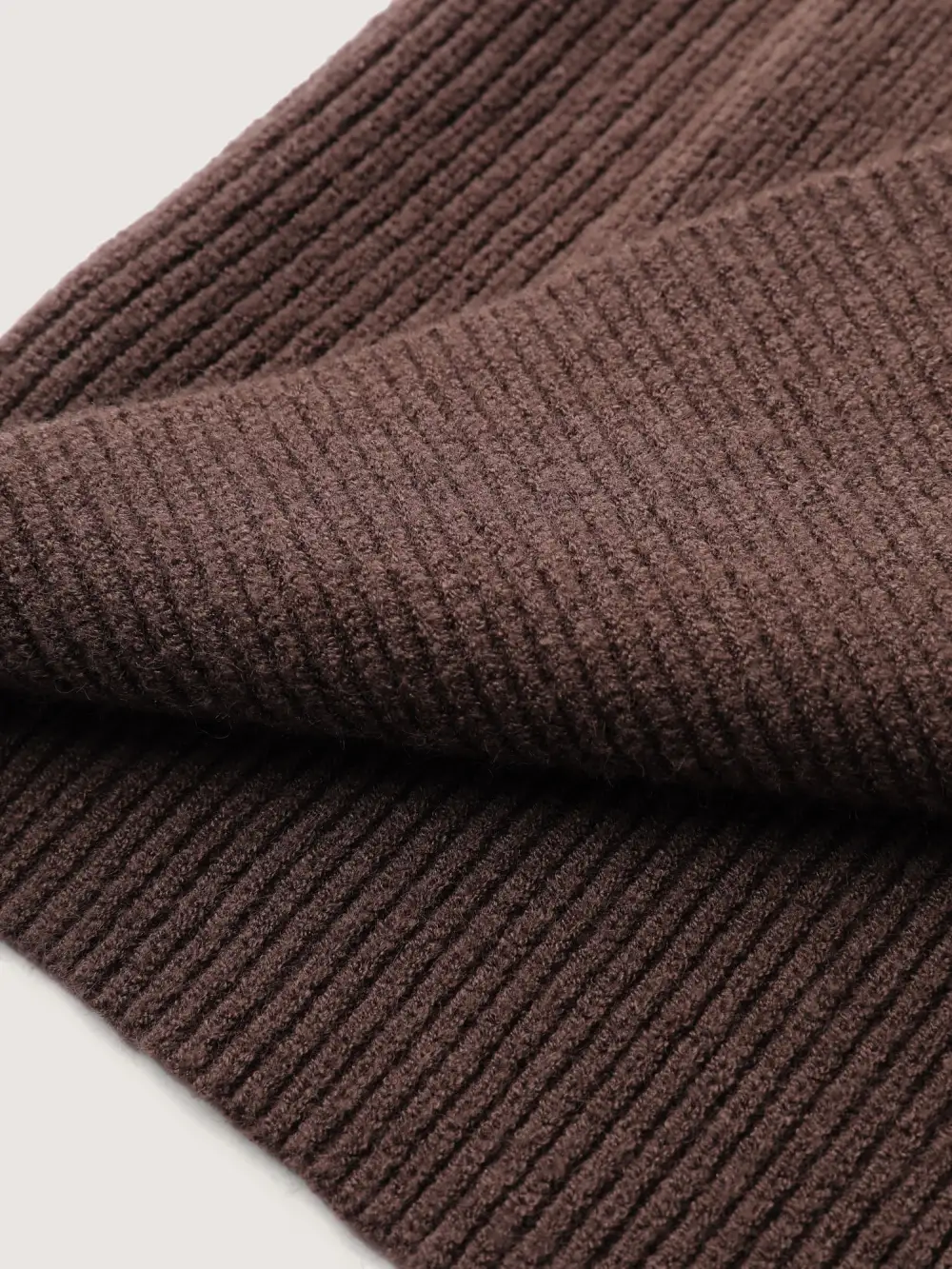 Textured Scarf Pockets Knit Cardigan