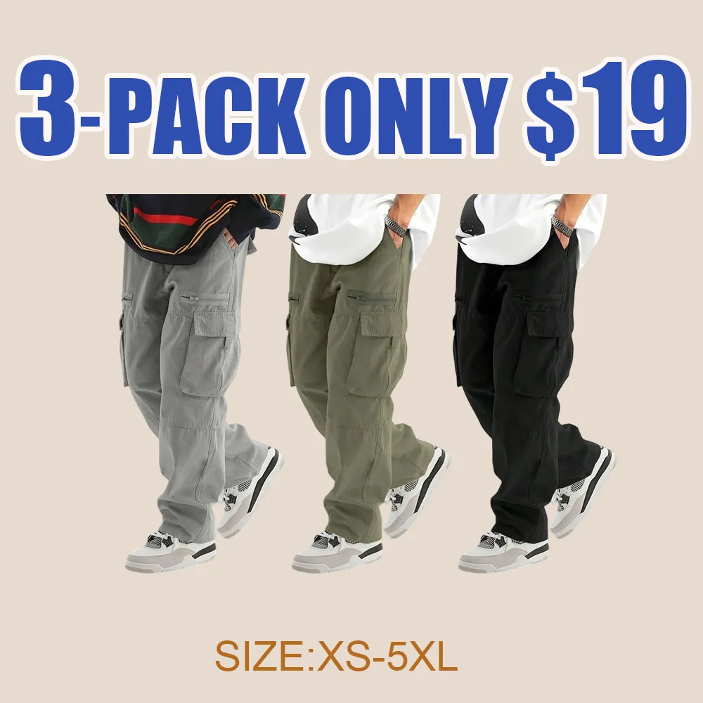 Unisex Loose Cargo Pants - Casual Comfy