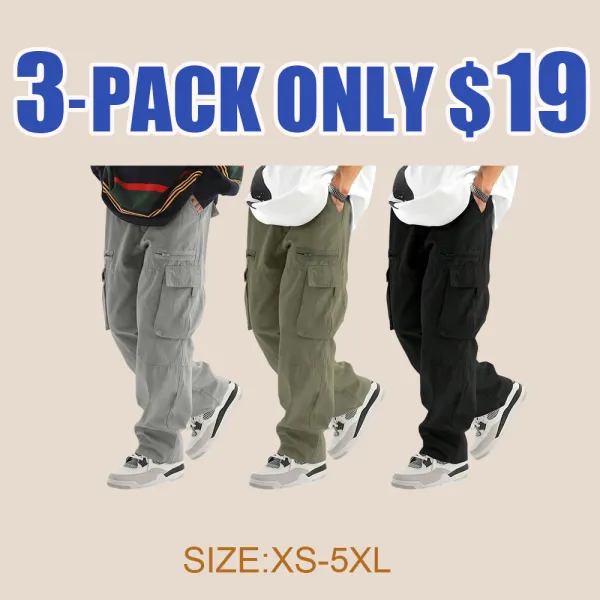 Unisex Loose Cargo Pants - Casual Comfy