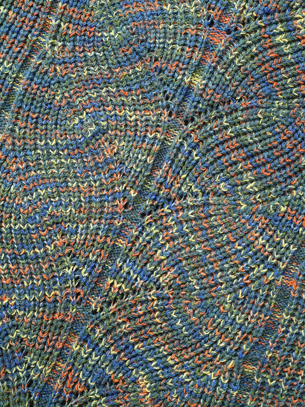 V Neck Texture Heather Cable Knit Pullover