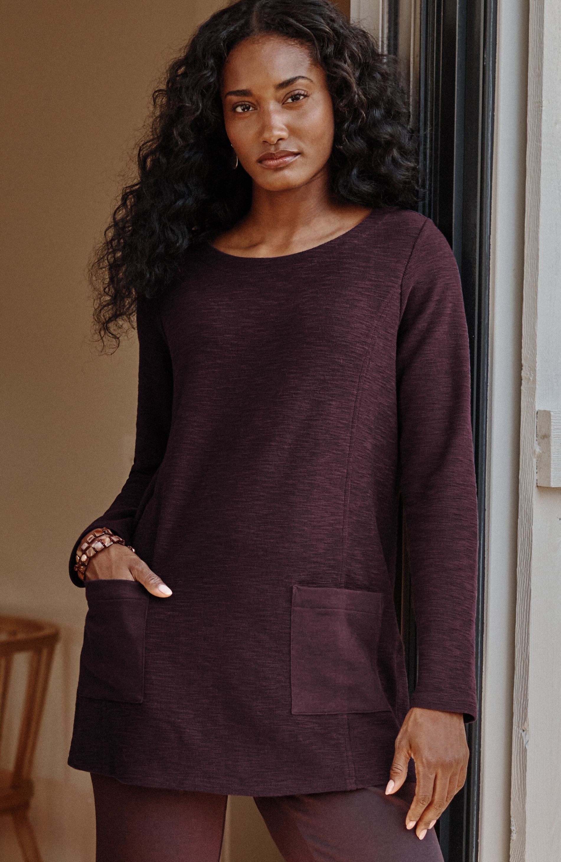 Pure Jill Organically Grown Cotton A-Line Tunic