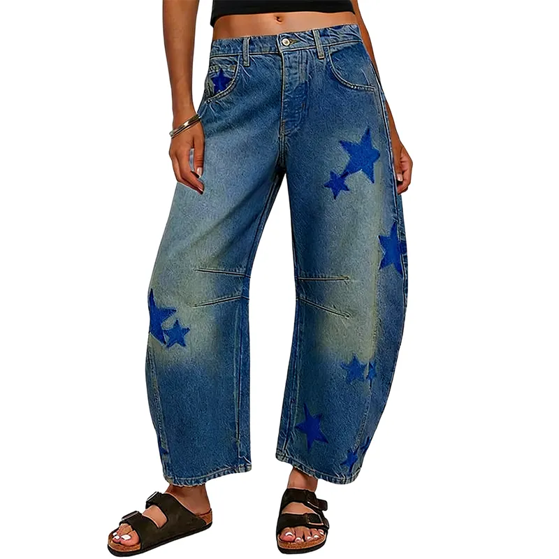 Women's Y2K Barrel Jeans