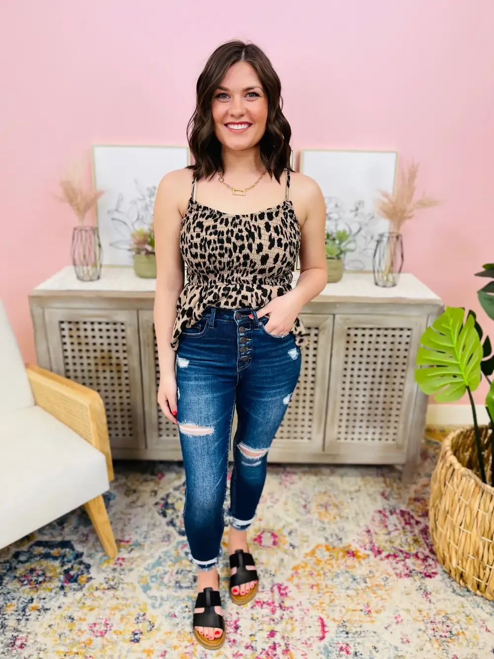 DOORBUSTER! I Like Big Button Fly Skinny Jeans