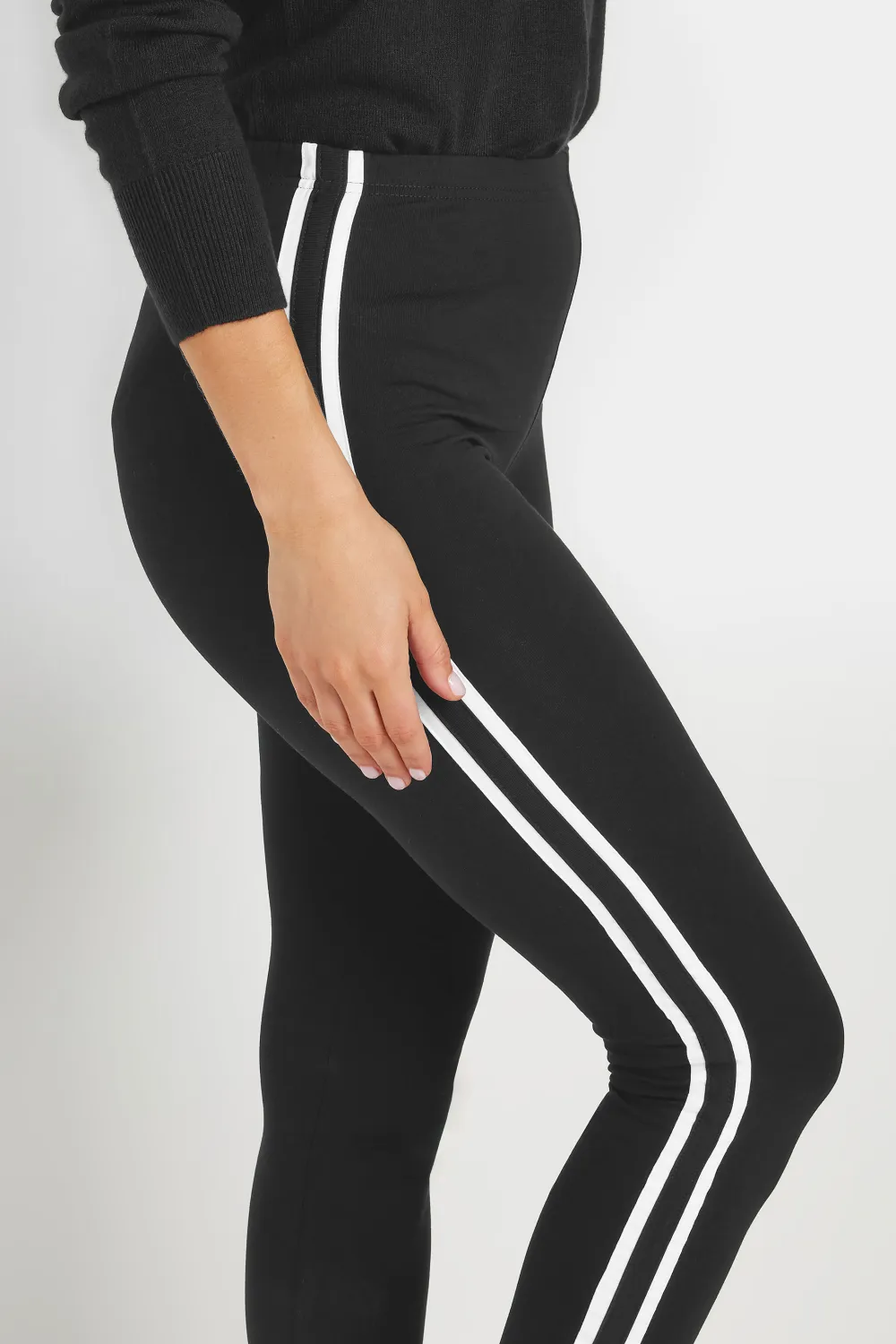 LTS Tall Black Stripe Legging