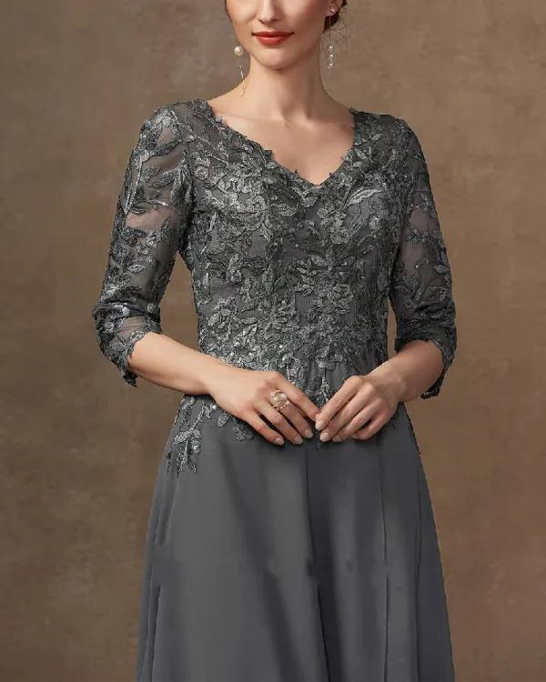 FASHION ELEGANT LACE EMBROIDERED DRESS