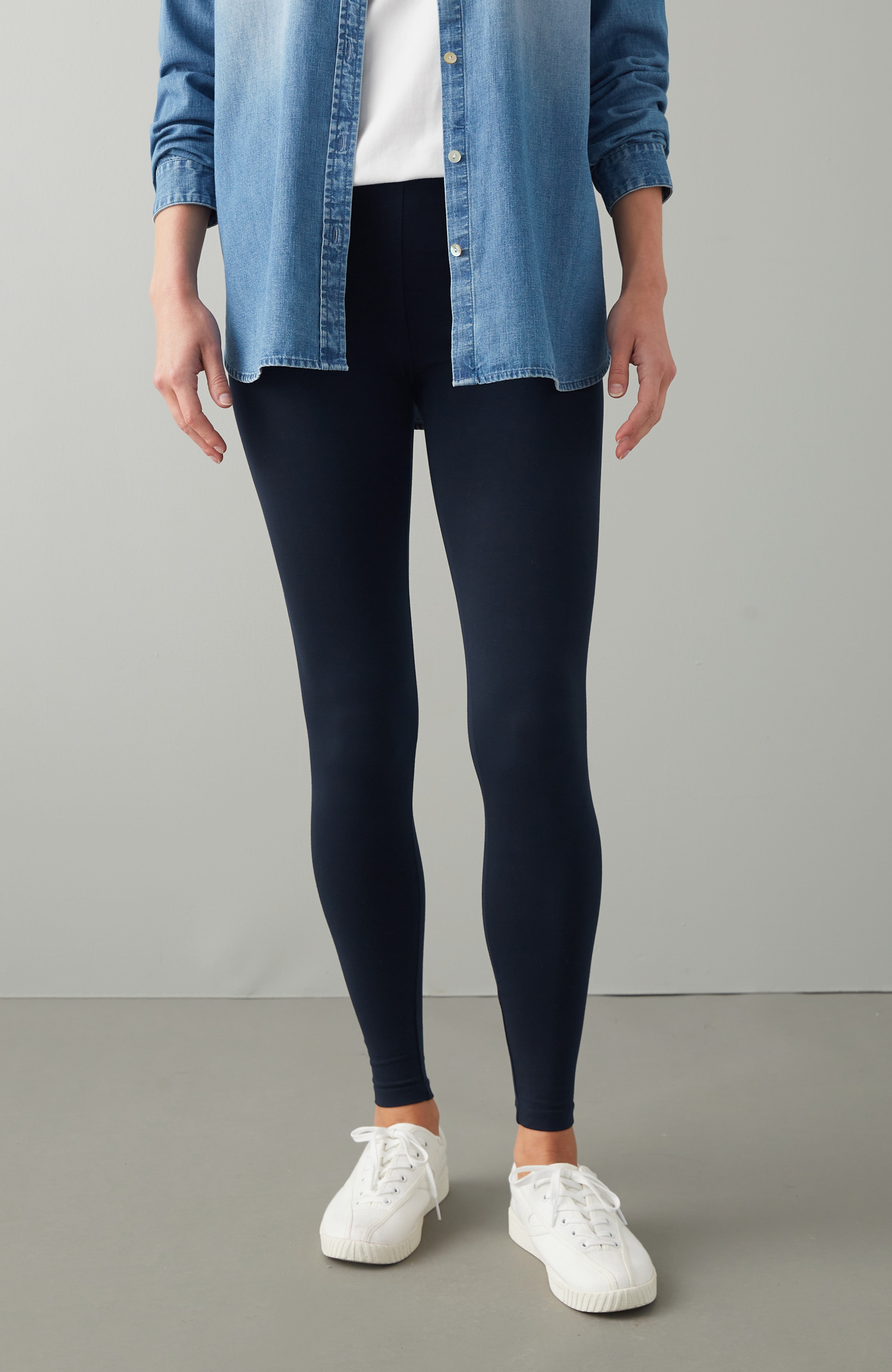 pima ankle-length leggings