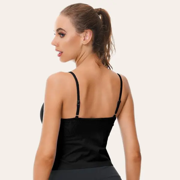Women's Sport Camisole Removeble Pad Adjustable Strap Yoga Bra