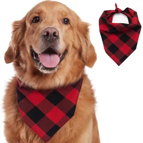 Christmas Black-Red Plaid Family Matching Pajamas Set (with Pet Dog Clothes)