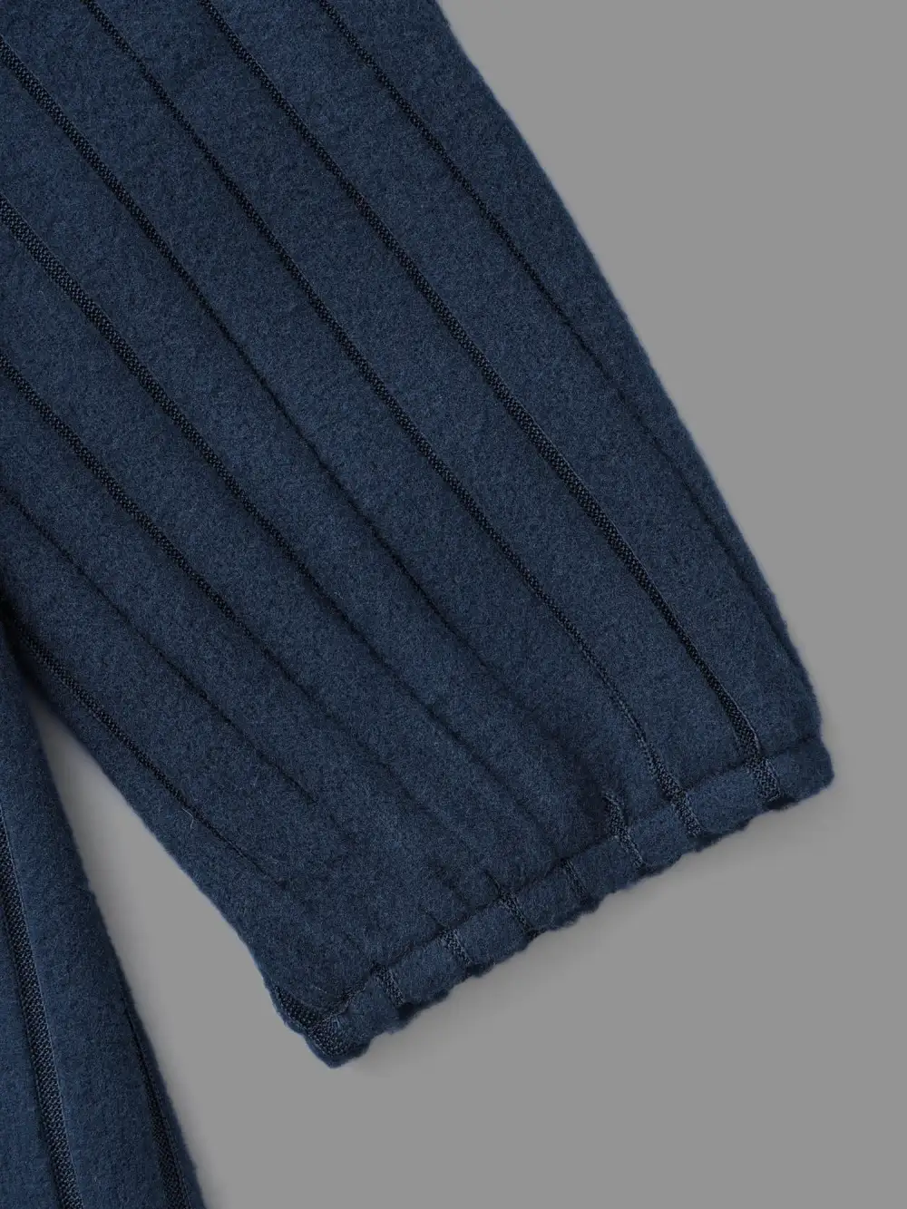 Plain Rib Knit Button Detail Dress