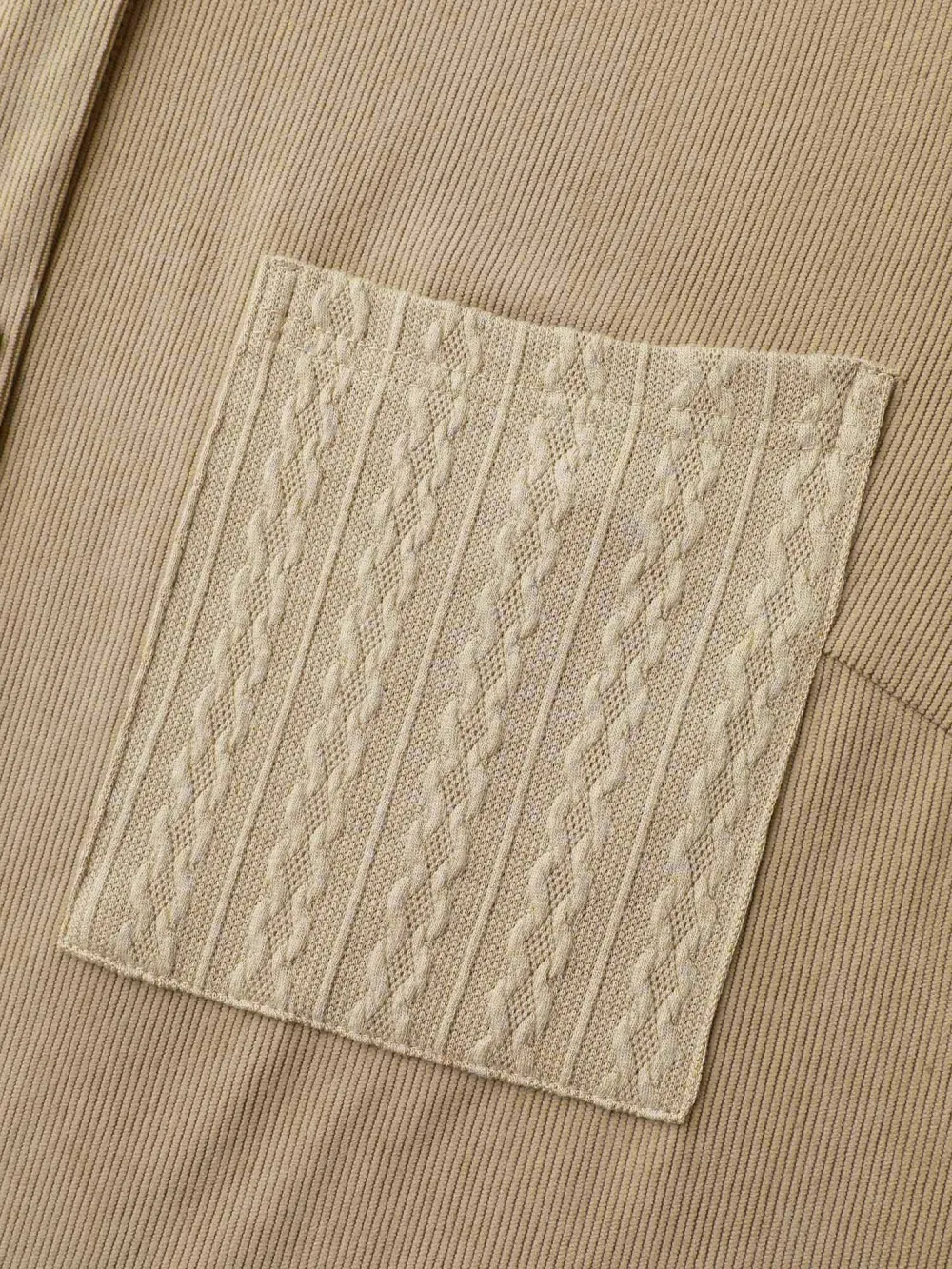 High-Low Hem Color Contrast Jacket