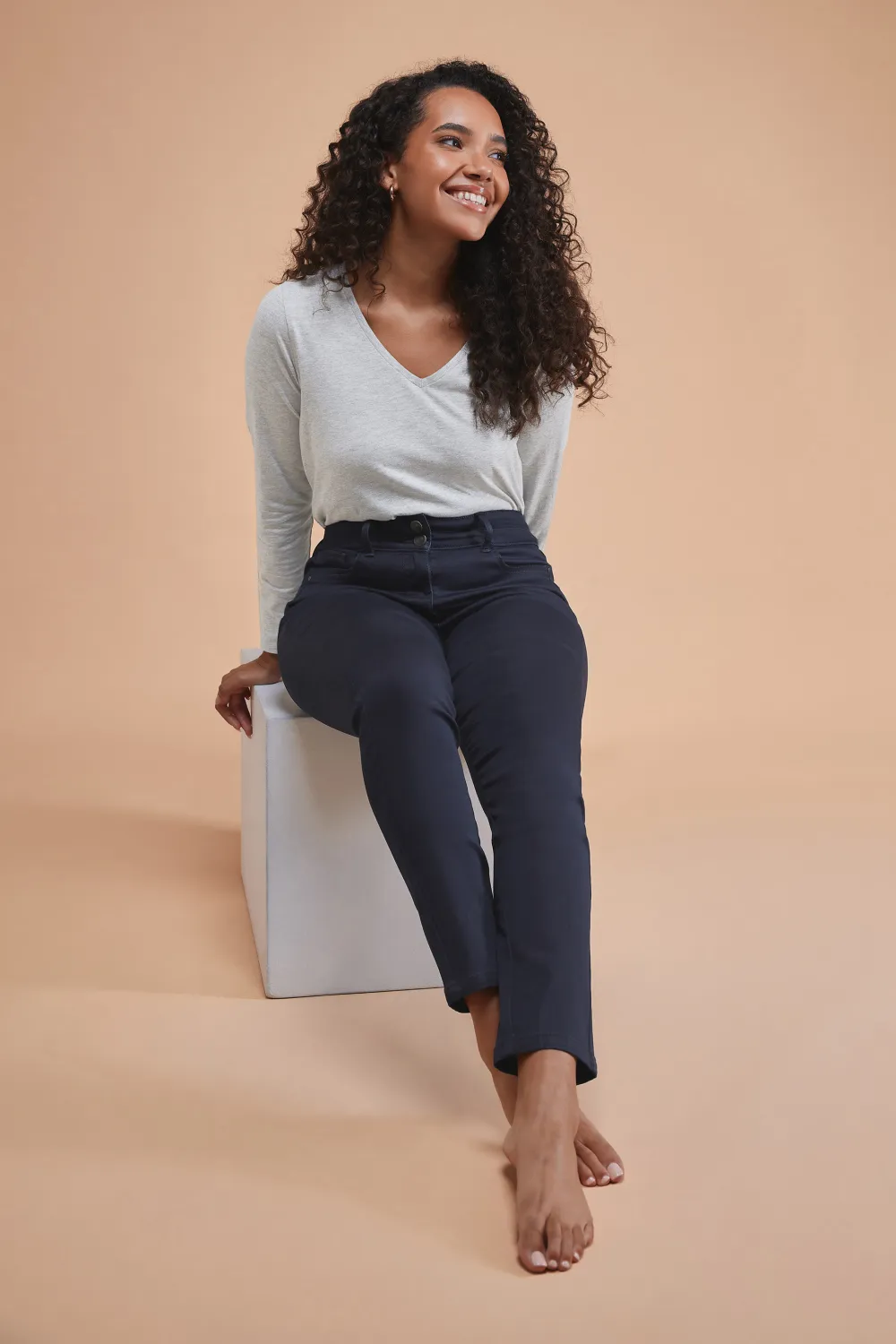 M&Co Black Lift & Shape Slim Leg Jeans