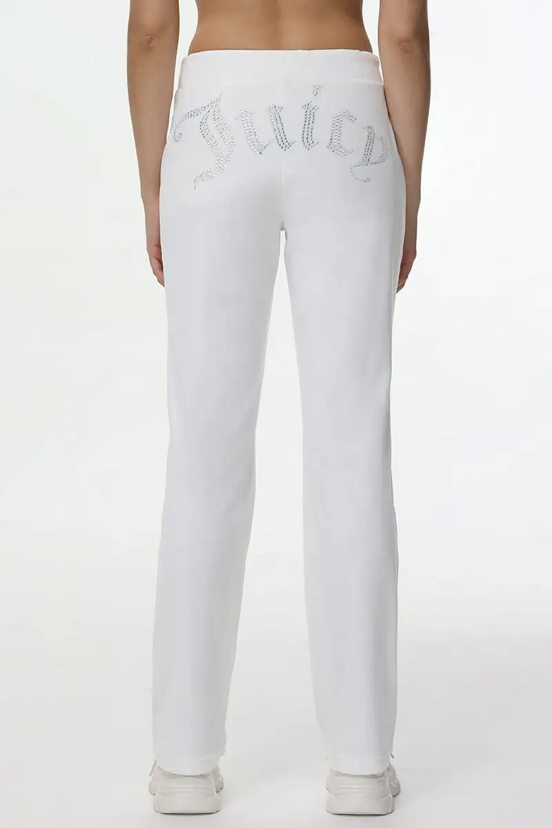 Technicolor Big Bling Velour Track Pants