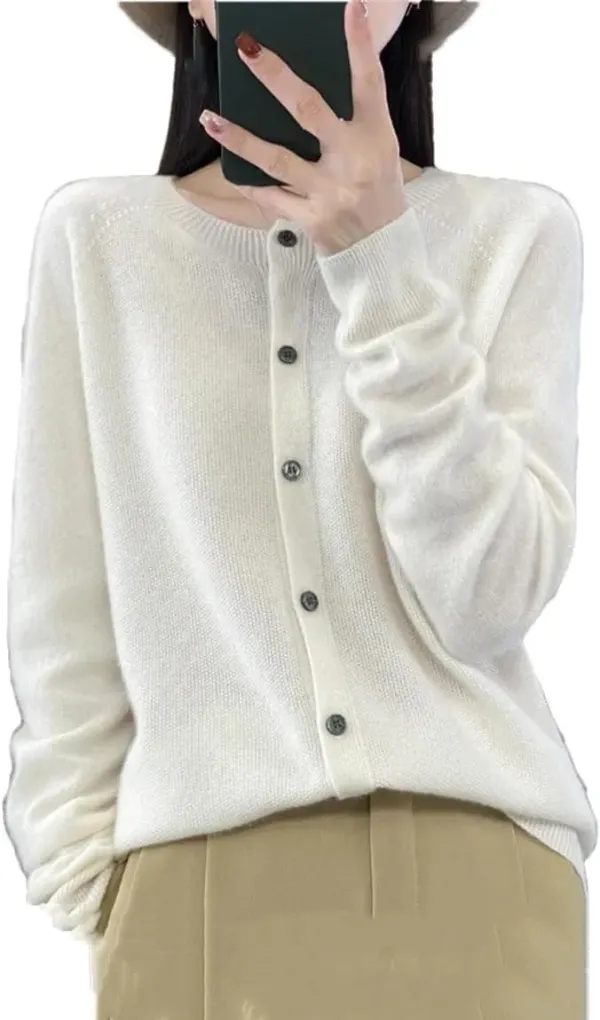 Women Wool Sweaters Cashmere Cardigan