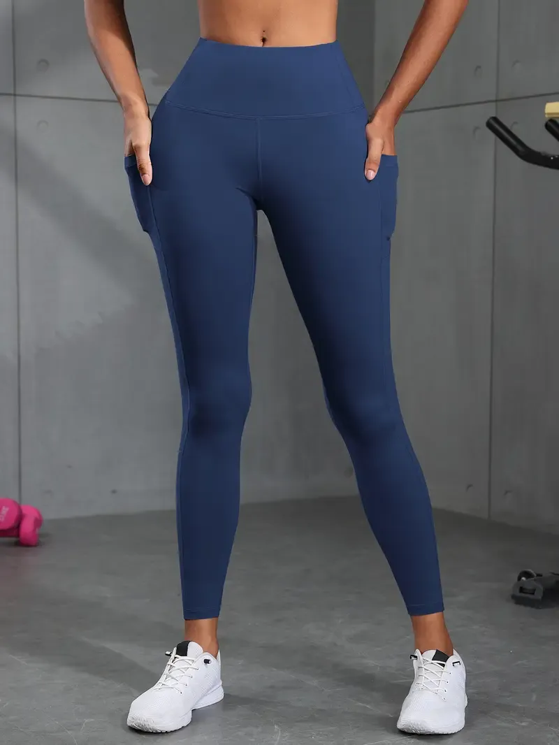 Women's Athletic Yoga Leggings – High Waist, Pockets, Multi-Pack Options