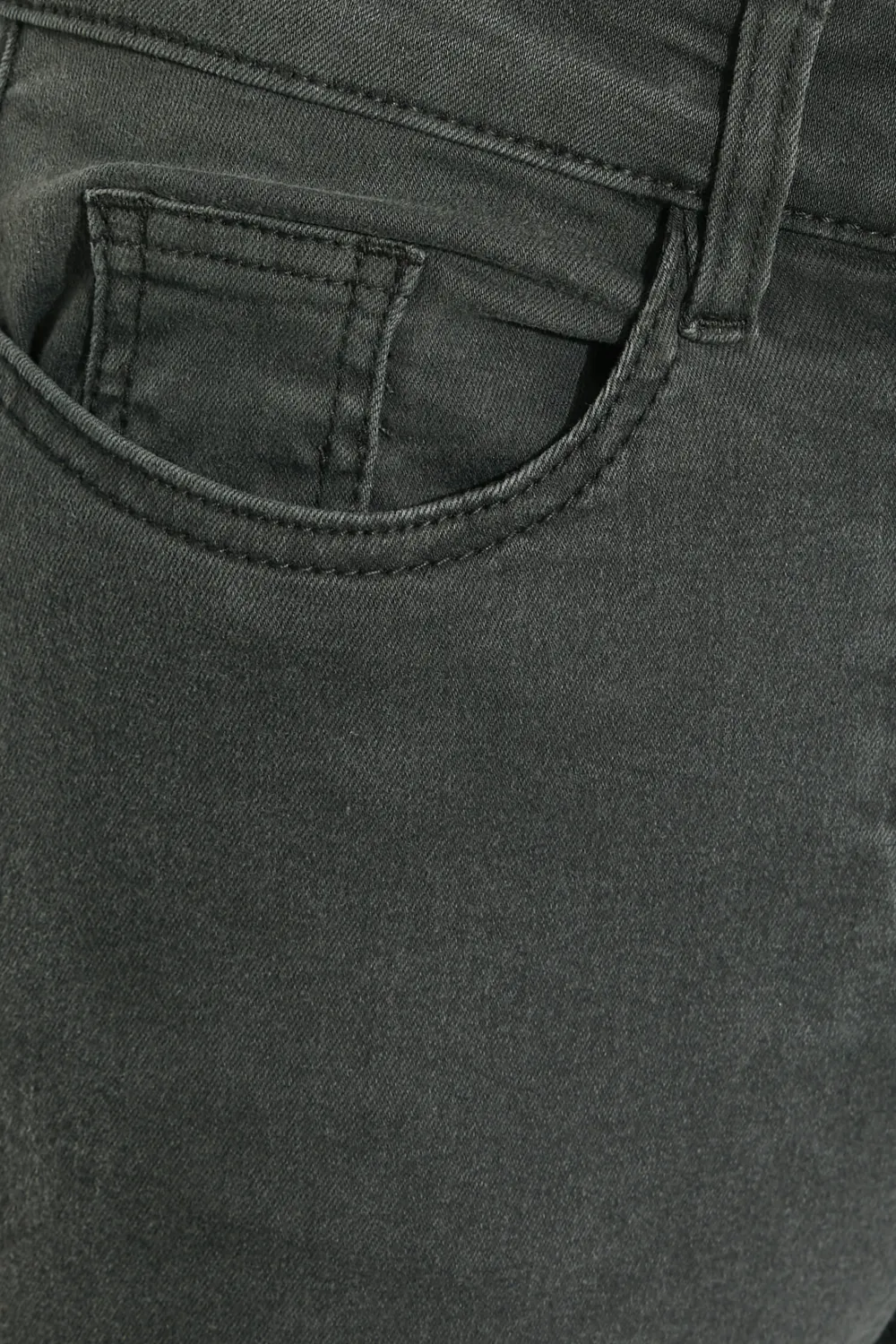 LTS Tall Dark Green AVA Stretch Skinny Jeans