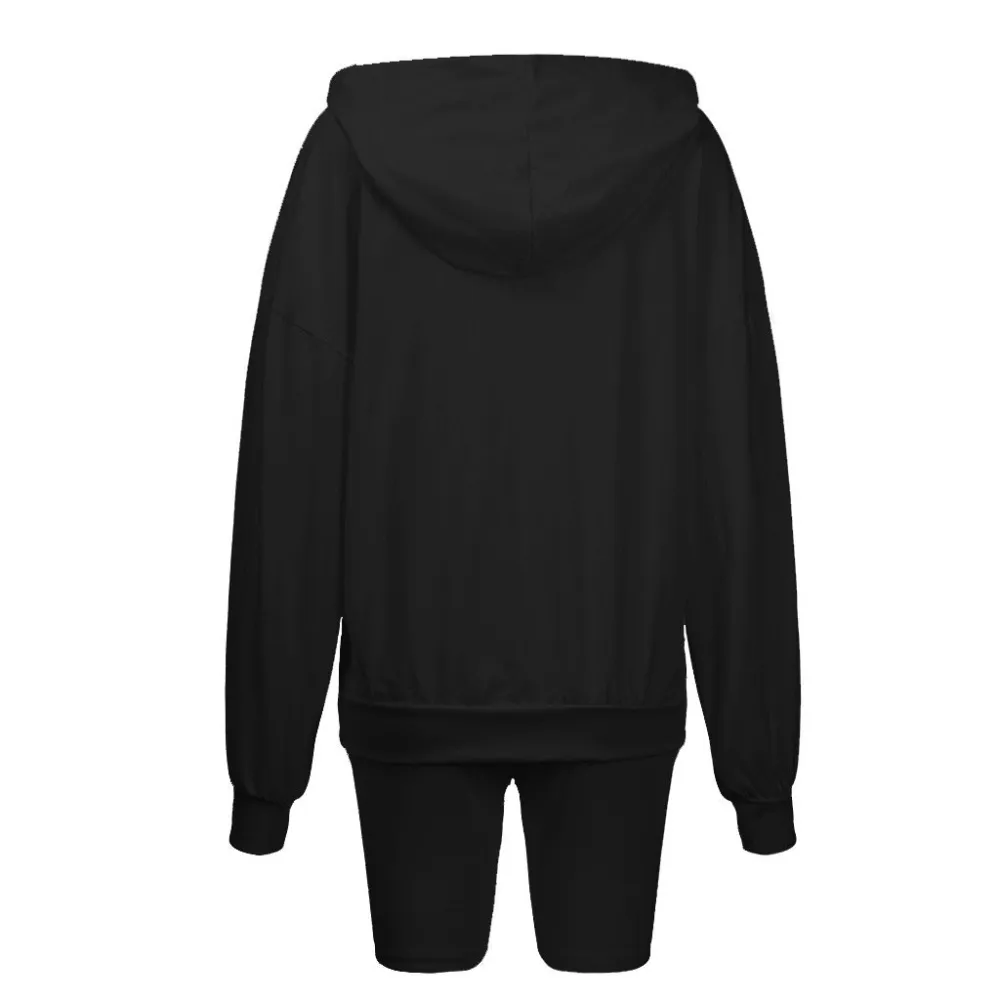 Casual Cozy Solid Color  Sports two-piece suits