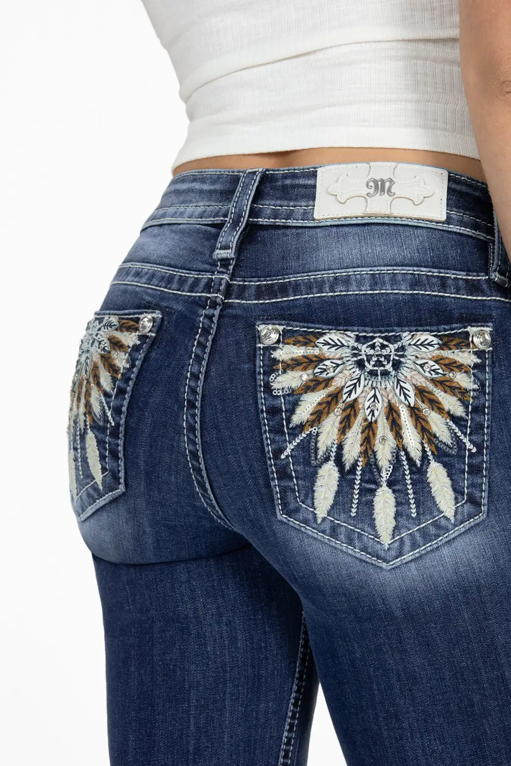 Feather Dreamcatcher Bootcut Jeans