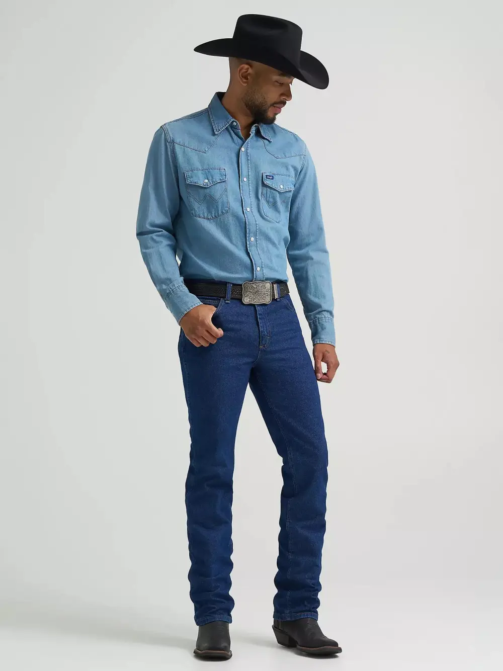 PREMIUM PERFORMANCE COWBOY CUT SLIM FIT JEAN IN DARK STONE