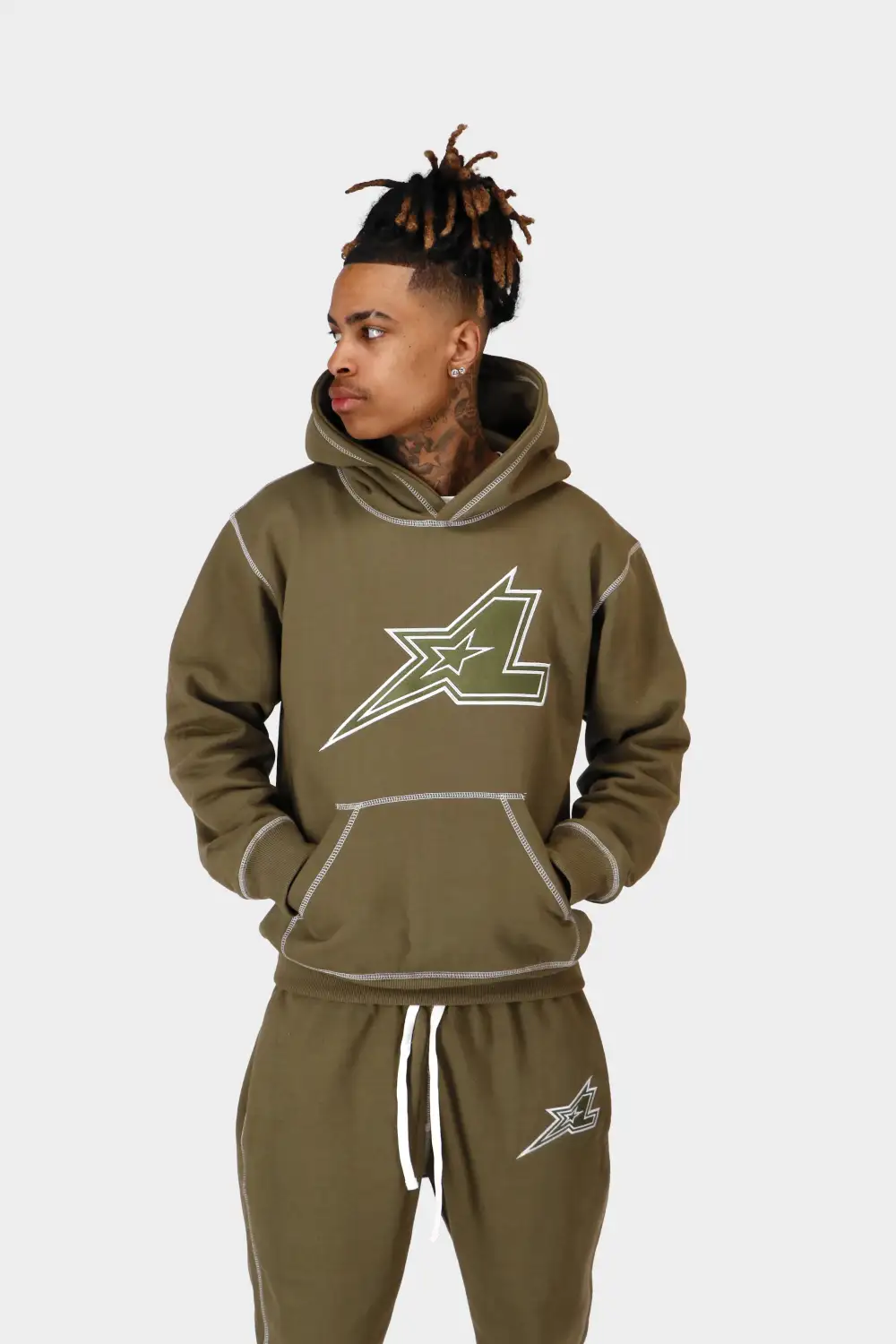 StarLine Green Hoodie