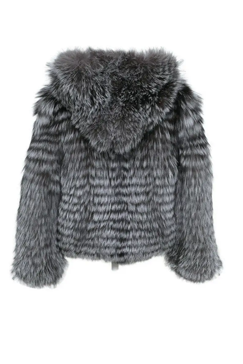 Silver Fox Fur Jacket
