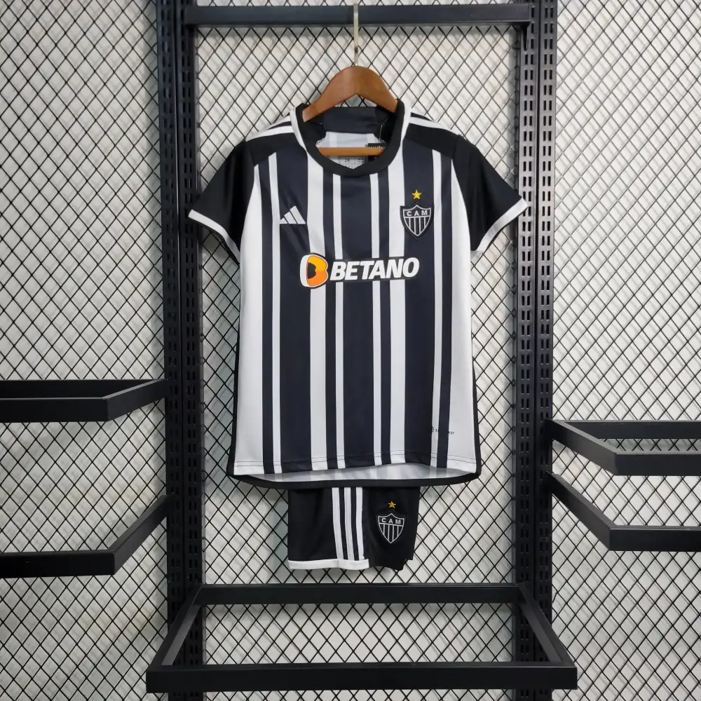 Conjunto Infantil Atlético Mineiro I 23/24 - Preto e Branco