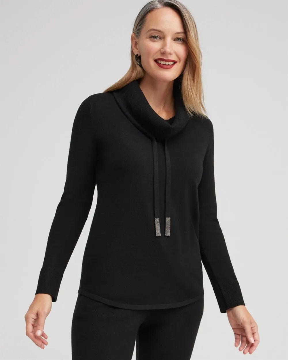 Cashmere Blend Cowl Sweater