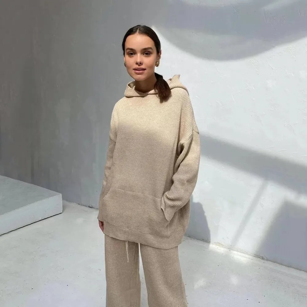 Stylish Sportswear hooded casual Sweater suits