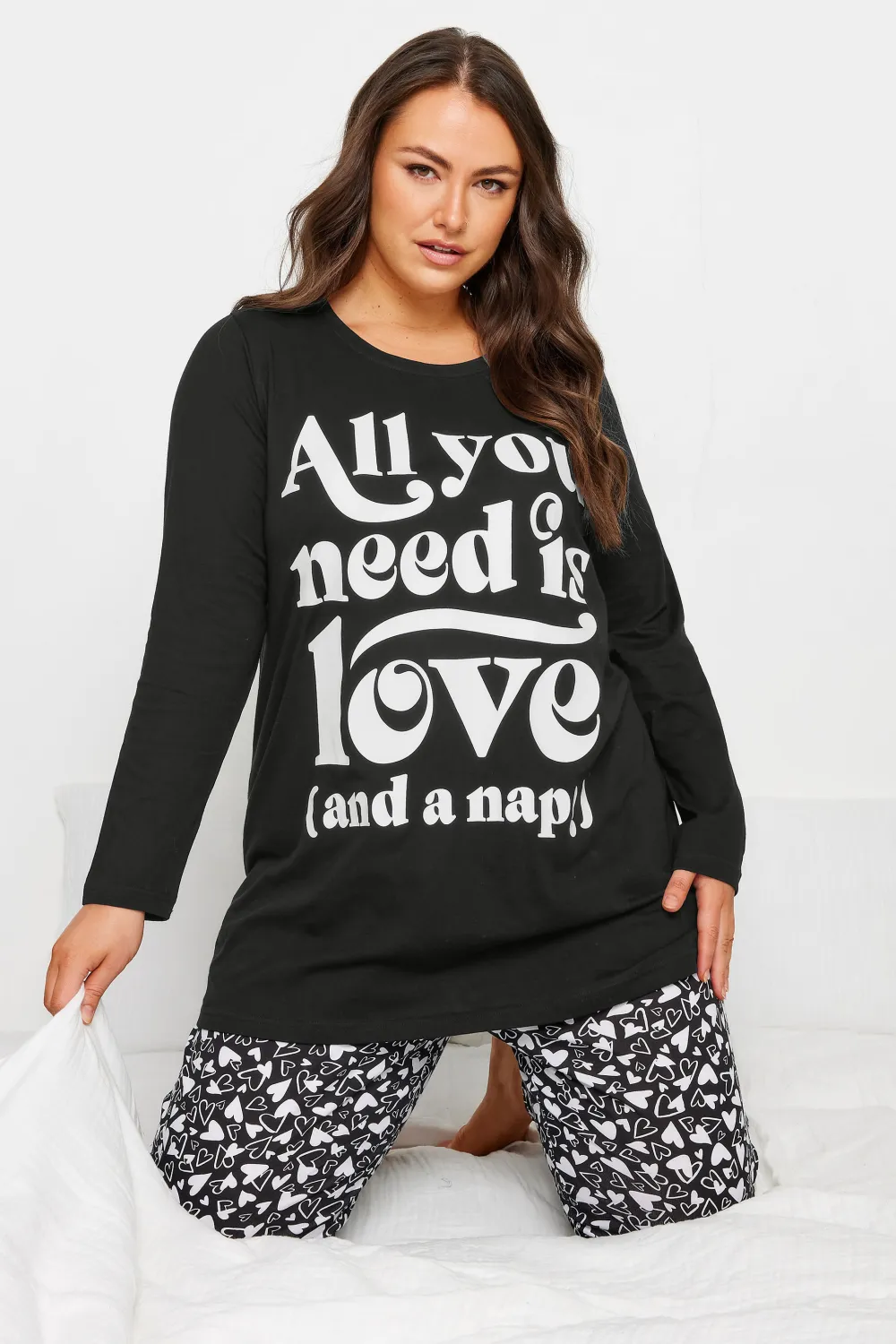 YOURS 4 PACK Curve Navy Blue Star Print Pyjama Set