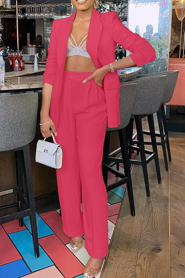  Feminine Office Pant Suit