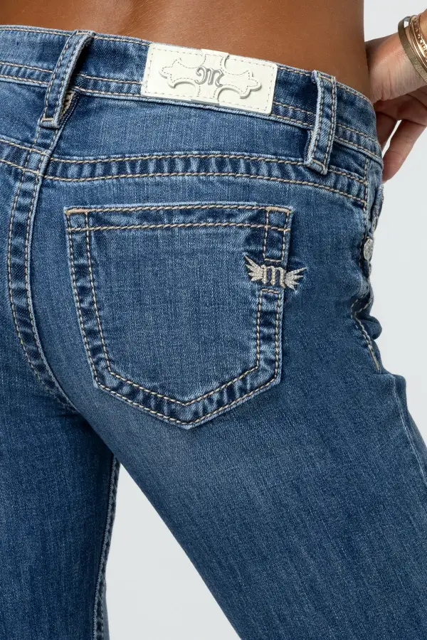 Monica Slit Bootcut Jeans